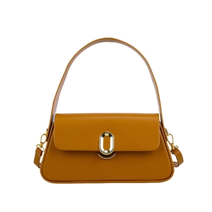 Fashion Women PU Leather Box Crossbody Bag Retro Small Square Handbag With Gold Metal Lock Adjustable Strap Commuter Satchel