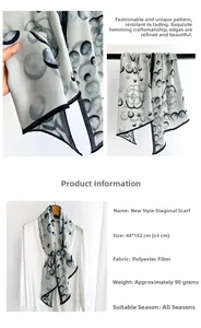 Detailed close-up of abstract floral scarf texture and stylish shirt pairing visual