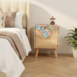 Bohemian colorful printed cotton linen dust cover for nightstand and home appliances