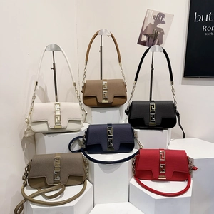 Minimalist saddle bags in six colors featuring premium metal buckles and leather straps