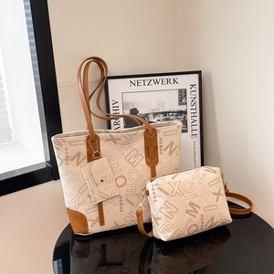 Sac À Main Fourre-Tout Et Bandoulière Rétro Avec Porte-Cartes Cuir PU Grande Capacité Mode Décontractée Femmes