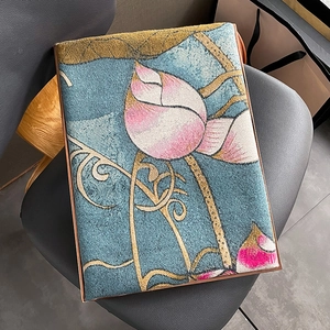 Dicker Schal im Vintage-Lotus-Design aus Kaschmir-Imitat für Damen im Winter