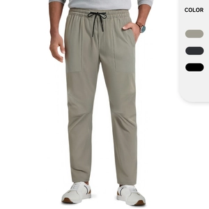 Pantaloni Sportivi ad Asciugatura Rapida da Uomo Outdoor Casual Leggeri Traspiranti per Corsa Trekking Con Tasche a Zip e Vita Elastica a Coulisse