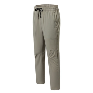 Pantaloni sportivi leggeri da uomo ad asciugatura rapida con vita elastica e coulisse
