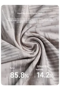Macro detail of breathable nylon spandex fabric with moisture-wicking mesh texture