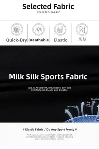 Detail of breathable milk silk fabric with quick-dry and high elasticity for sport suits