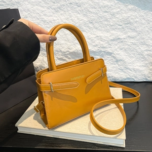 Sac À Main Femme En Cuir PU Petit Sac Bandoulière Avec Poignée Supérieure Bandoulière Amovible Mode Style Coréen Carré