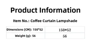 Detailed size chart for Halloween skull lace curtain showing 150x52cm dimensions
