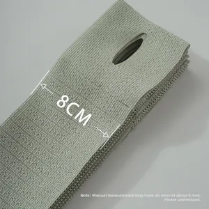 Macro detail of 8cm wide light green honeycomb woven fabric with precise mesh texture