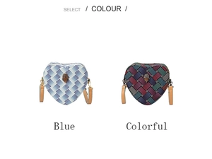 Sacs à bandoulière en forme de cœur avec boucle tête d'aigle et motifs imprimés
