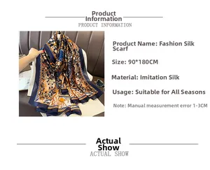 Detail of printed silk shawl with floral patterns measuring 90x180cm for all seasons