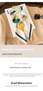 Detail view of 70x70cm faux silk square scarf with geometric patterns on a blazer