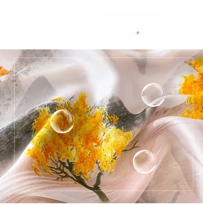 Detail of floral printed silk-like fabric showing smooth texture and soft pleats
