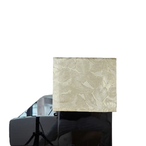 Elegante gouden stofkap met bladmotief en satijnlook voor piano's en tafels in huis