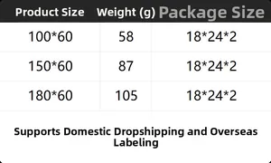 Size chart showing dimensions and weight for white vertical stripe cafe curtains
