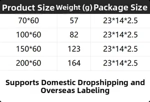 Size chart for Japanese style coffee curtains showing product dimensions and weight details