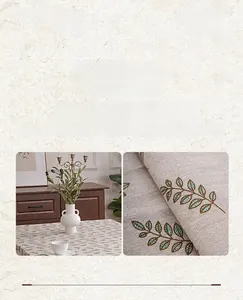 Detailed macro view of high-quality polyester fabric with fresh leaf pattern print