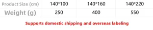 Size chart for American Christmas plaid curtains showing dimensions and weight in detail