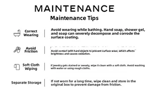 Detailed care guide for gold-plated rings including cleaning and storage instructions