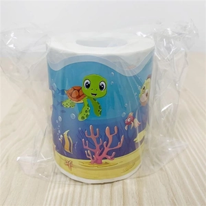Detail of ocean-themed underwater bulletin board border stickers with cute sea turtles