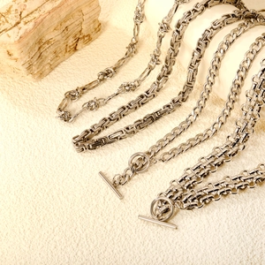 Collana In Acciaio Inossidabile Chiusura A Commutazione Catena Curb Maglia Bizantina Stile Boyfriend Gioielli Punk Per Uomo Unisex