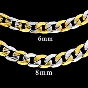 Detail der 6mm und 8mm Edelstahl Panzerketten mit strukturierter Rillenoberfläche