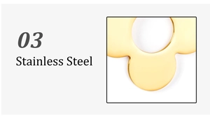 Detailed macro view of gold flower-shaped stainless steel earring with high polish finish
