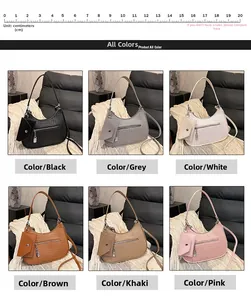 Detailed comparison of woven hobo bags in six colors with matching coin purses