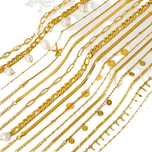 Bohemian gold plated anklet set with pearls, star charms, and textured coins for women