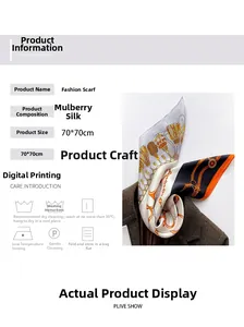 Tableau de paramètres et foulard en soie avec motif de chaîne imprimé sur une veste chic