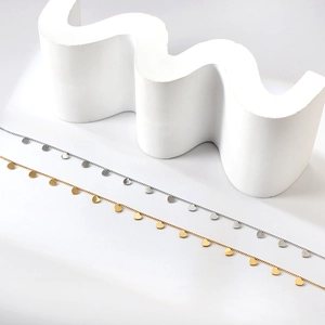 Heart Charm Anklet 18K Gold Plated Stainless Steel Minimalist Adjustable Foot Chain Jewelry For Women