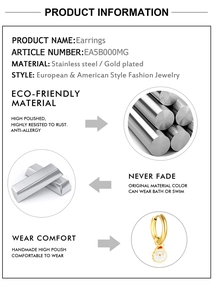 Detail showing high-quality stainless steel materials and finished Santa Claus earrings