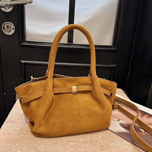 Sac À Bandoulière Vintage Pour Femme En Similicuir Suédé Mat Grande Capacité Sac À Main Rétro Pour Les Déplacements Quotidiens