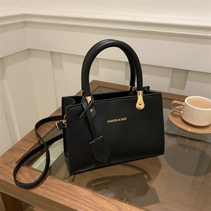 Women Handbags PU Leather Crossbody Bag Small Square Shoulder Bag Letter Print Gold Hardware Casual Office Daily Use