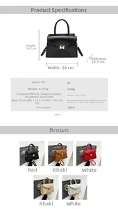 Detail view of large crocodile pattern tote with specific size and material metrics