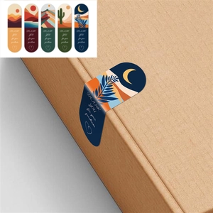 Bohemian Landscape Thank You Sealing Stickers Sun Moon Cactus Aesthetic Adhesive Paper Labels For Gift Packaging Business
