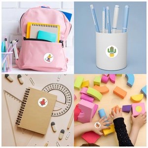 500pcs colorful cartoon fruit stickers roll applied to bags and stationery for kids