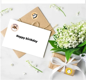 Cute animal reward stickers with Great and Fantastic text on gift boxes and cards