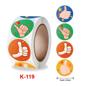 Daumen Hoch Belohnungsaufkleber Cartoon Emoji Selbstklebende Ermutigungsetiketten Für Lehrer Schüler Klassenzimmer Dekorative