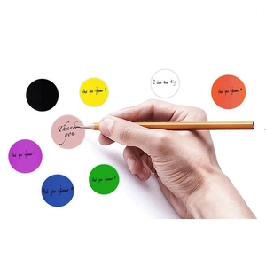 Colorful round thank you label stickers for gift packaging and stationery decoration