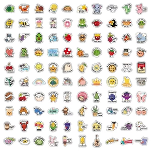 Lot de stickers de récompense avec animaux et fruits pour encourager les enfants