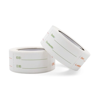 Handwritten Name Labels Self Adhesive Roll Waterproof Oil Proof Food Storage Kitchen Office School School Colorful Border