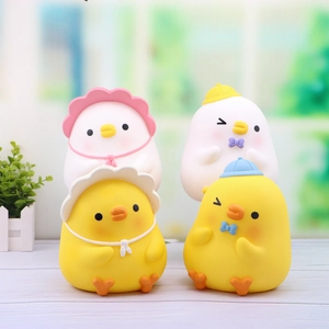 Cute Cartoon Duck Pigeon Piggy Bank Large Capacity Unbreakable Vinyl Money Box For Kids Birthday Gift Home Decor