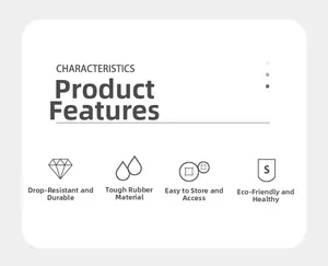 Detail view of durable drop-proof vinyl material and features for savings bank