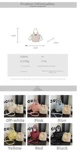Guide des tailles et couleurs pour sac à main tressé en PU avec bandoulière