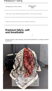 Dettaglio di un foulard in seta di gelso con motivo paisley su una borsa nera chic