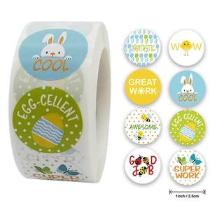 Reward Stickers For Kids Encouragement Motivational Cartoon Animal Labels Classroom Supplies Teacher Student Incentive