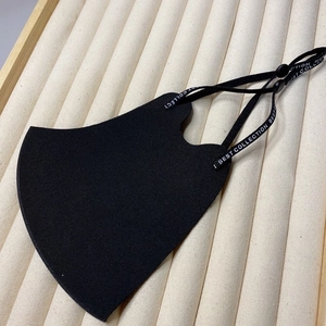 Adjustable black ice silk sun protection mask with 3D ergonomic fit and breathable fabric
