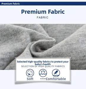 Close-up of soft grey knitted cotton fabric detail for comfortable toddler t-shirt