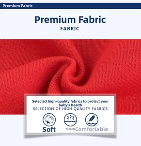 Macro detail of breathable red knitted fabric for children's soft outerwear